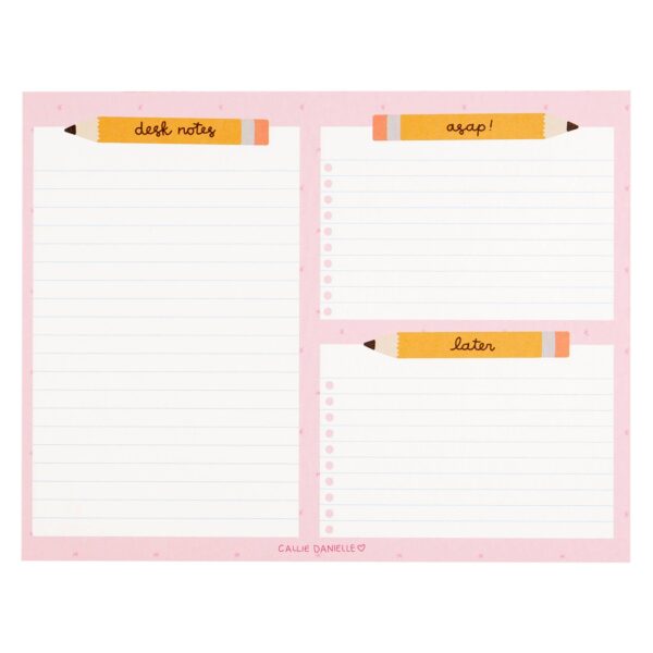 Pencil To-Do Desk Notepad - Image 4