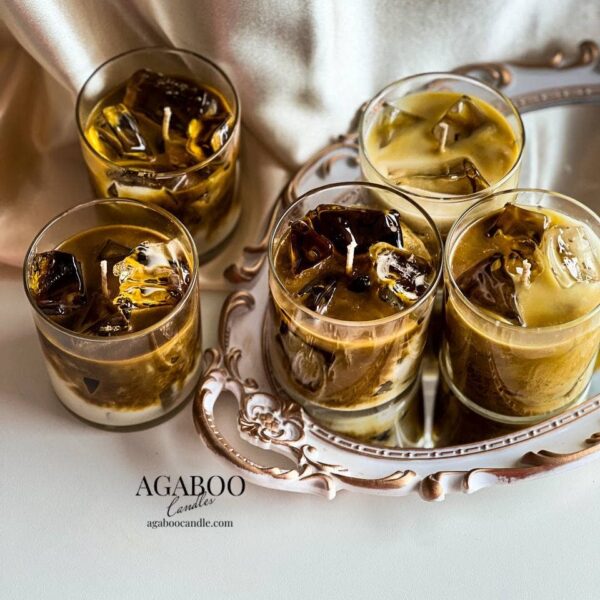 Iced Candle with Coffee Shop Scent - Image 2
