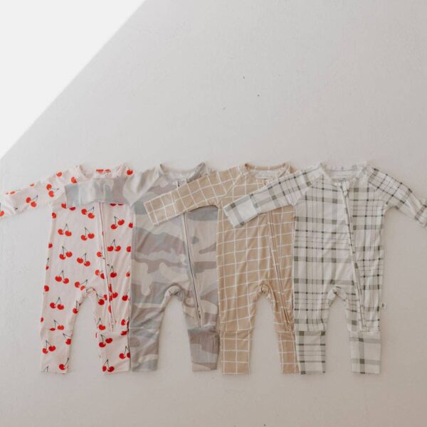 Bamboo Zip Pajamas | Grid: 12-18 Months - Image 9