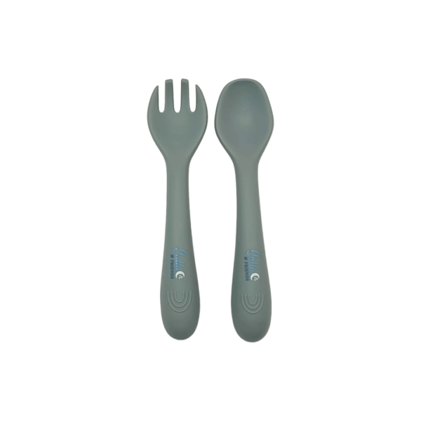 My First Silicone Utensils: Powder Blue - Image 2
