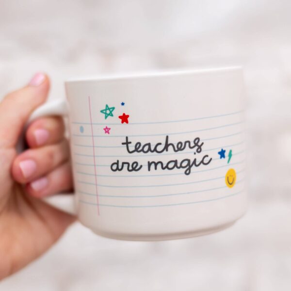 Teachers Are Magic Ceramic Mug - Cream - Image 2