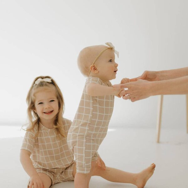 Bamboo Zip Shortie | Grid: 6-12 Months - Image 7