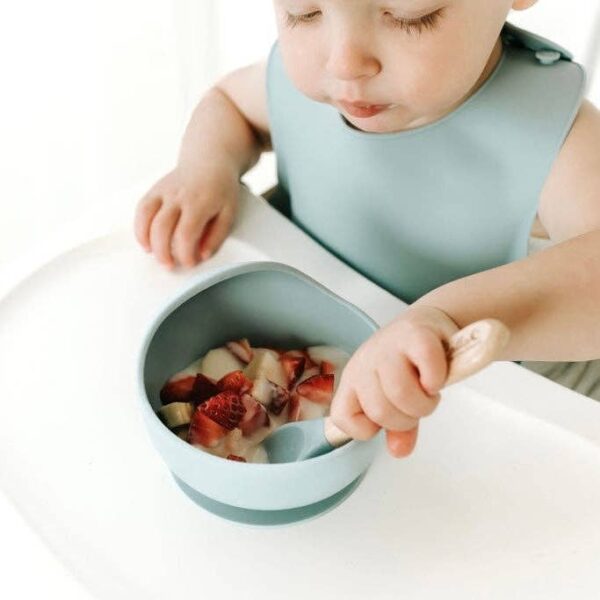 Easy Scoop Suction Bowl: Slate Blue - Image 15