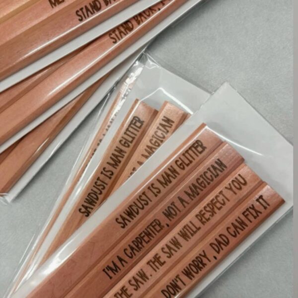 Father's Day Engraved Carpenter Pencils: Pack 1 - Image 2