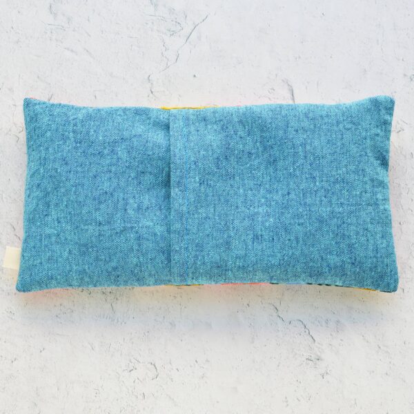 Juliet Rose Floral in Pink Canvas Botanical Eye Pillow: Mint - Image 6