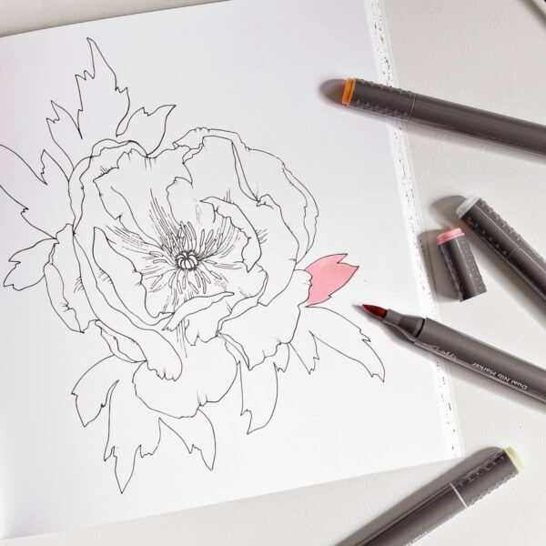 The Plant Lady: A Floral Coloring Book - Image 3