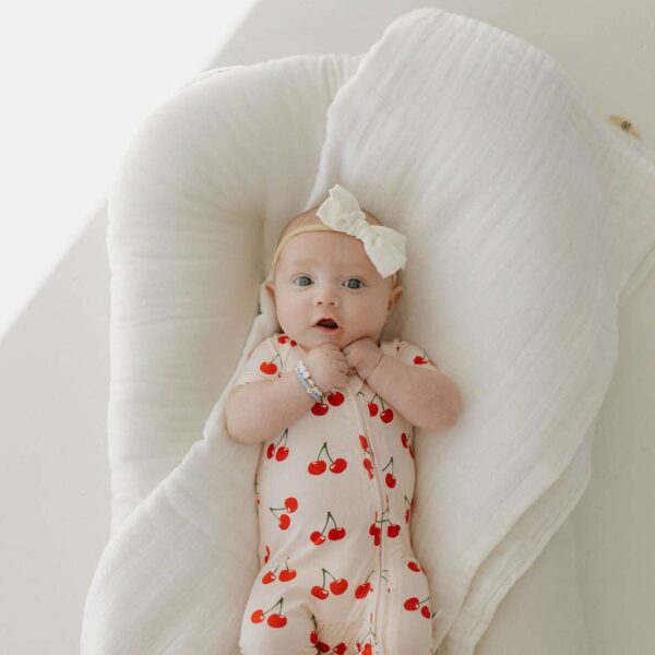 Bamboo Zip Shortie | Cherry Orchard: 18-24 Months - Image 13