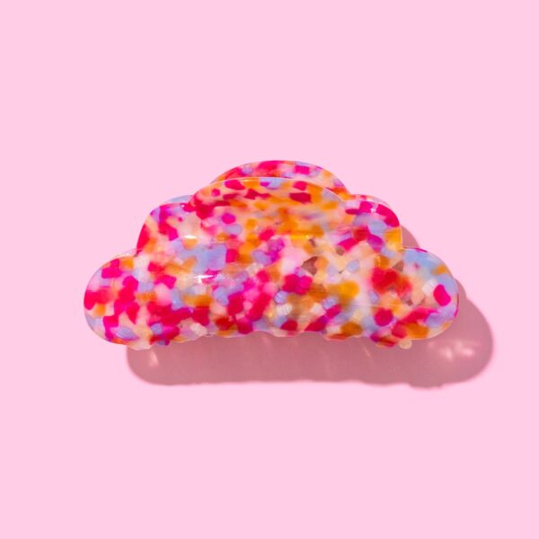 Claw Hair Clip - Large - Colorful Scallop - Image 2