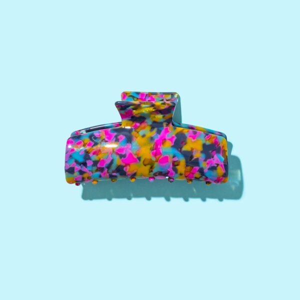 Claw Hair Clip - Large - Colorful Tortoise - Image 2