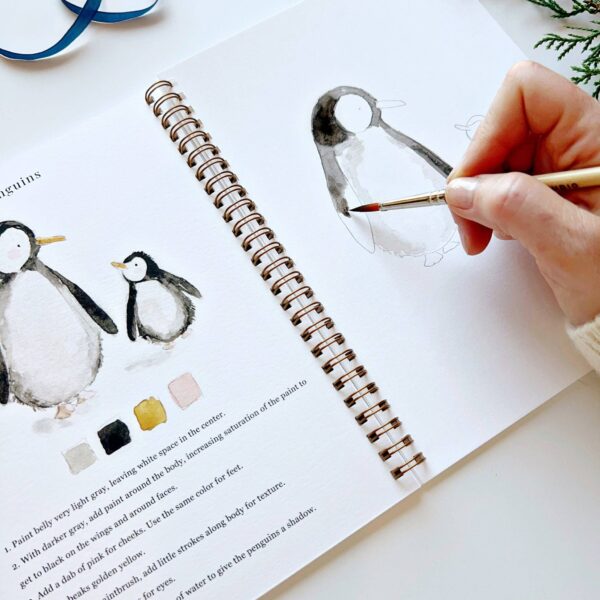 emily lex studio - Winter watercolor workbook - Image 6
