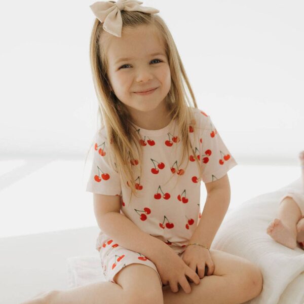 Bamboo Short Set | Cherry Orchard: 10/12 Years - Image 7