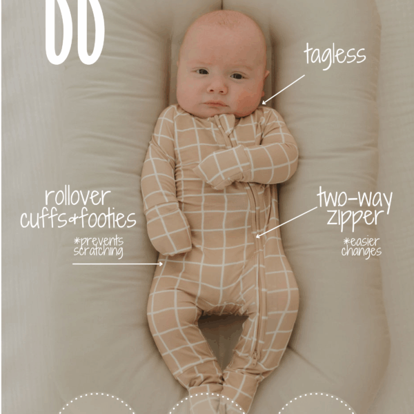 Bamboo Zip Pajamas | Grid: 12-18 Months - Image 12
