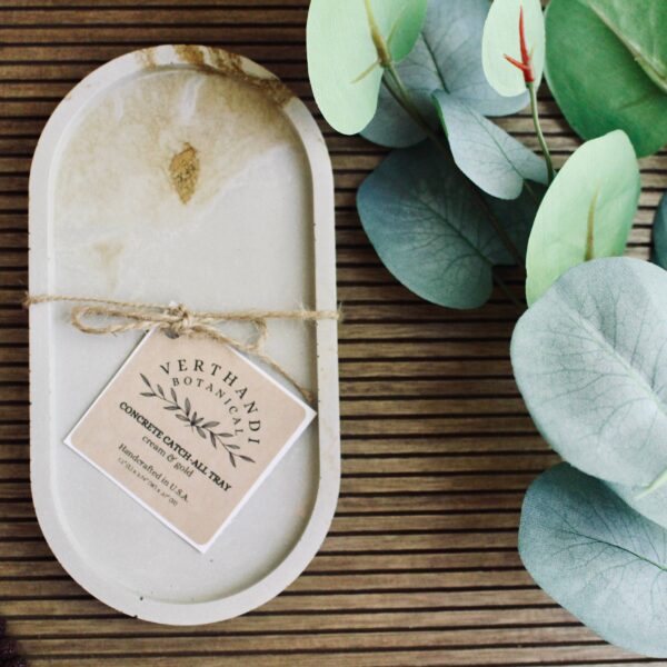 Verthandi Botanical - CONCRETE OVAL TRAY - Image 13