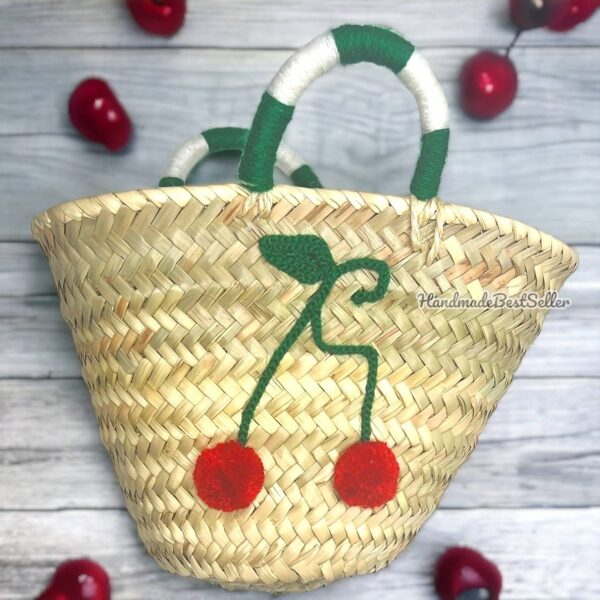 Sweet Summer Delights Tote Bag, Small French Baskets - Image 7