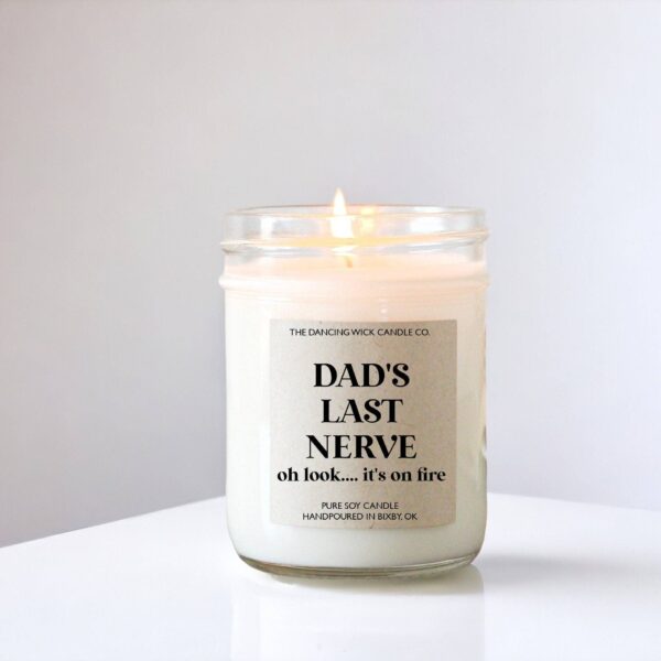 Dad's Last Nerve Candle Mini, Mahogany & Teakwood - Image 3