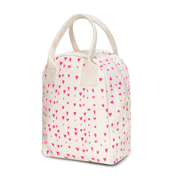 Fluf - Zipper Lunch Bag - Tiny Hearts - Image 3