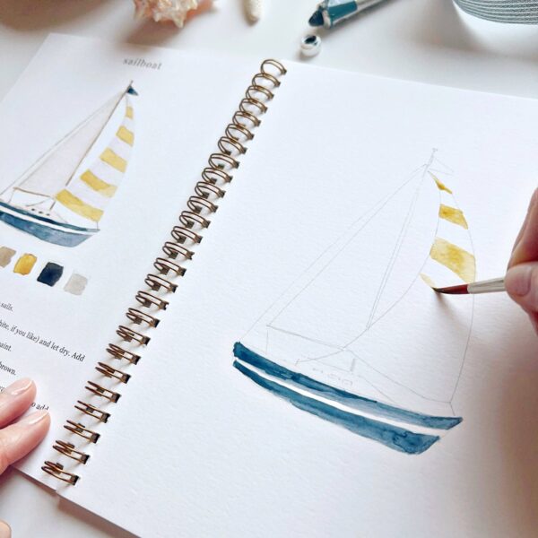 Seaside watercolor workbook - Image 4