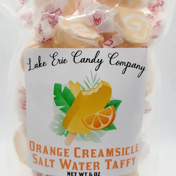 Orange Creamsicle Salt Water Taffy