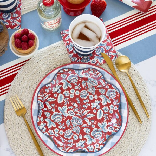 Hamptons Floral Paper Cocktail Napkin - Image 6