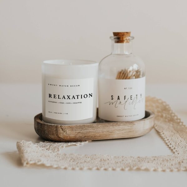 Relaxation 11 oz Soy Candle  - Image 5