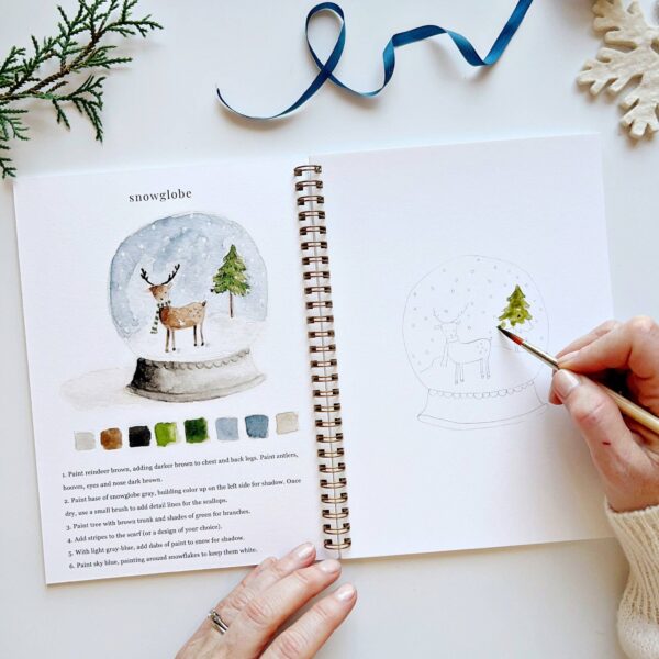 emily lex studio - Winter watercolor workbook - Image 3
