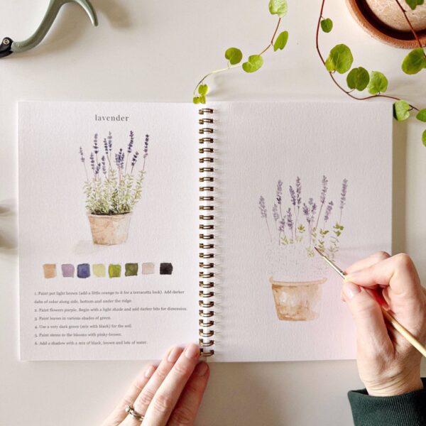 Garden watercolor workbook - Image 5