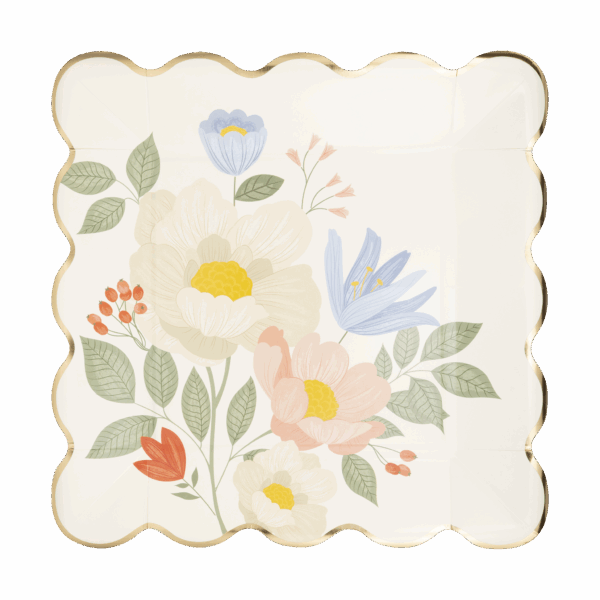 Floral Corner Plate - Image 3