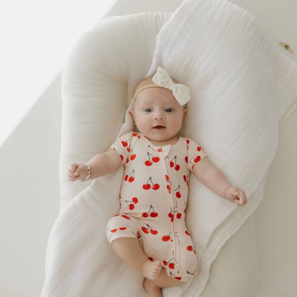 Bamboo Zip Shortie | Cherry Orchard: 18-24 Months - Image 14