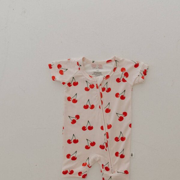 Bamboo Zip Shortie | Cherry Orchard: 18-24 Months - Image 15