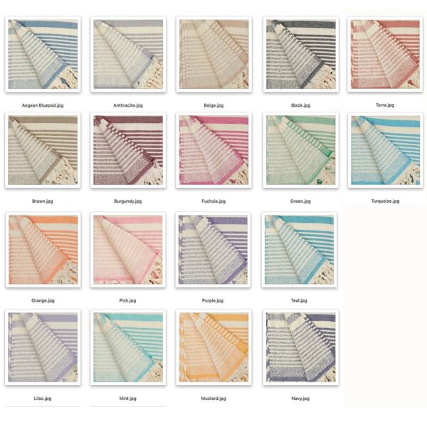 Andalusya Turkish Towels : Green - Image 3