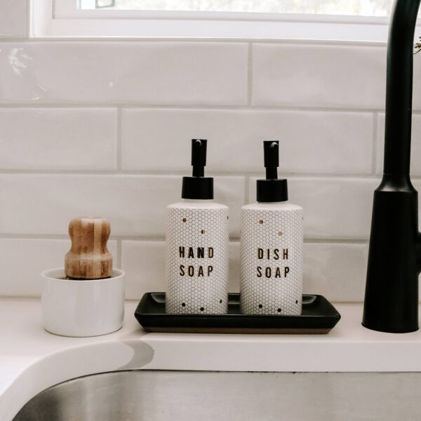 8.5oz Honeycomb Tile Dish Soap Dispenser - Image 10
