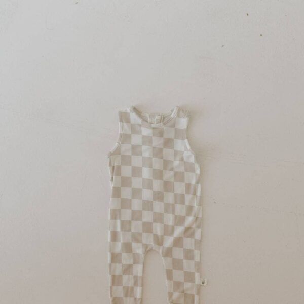 Harem Bamboo Romper | Checkerboard: 6-12 Months - Image 10