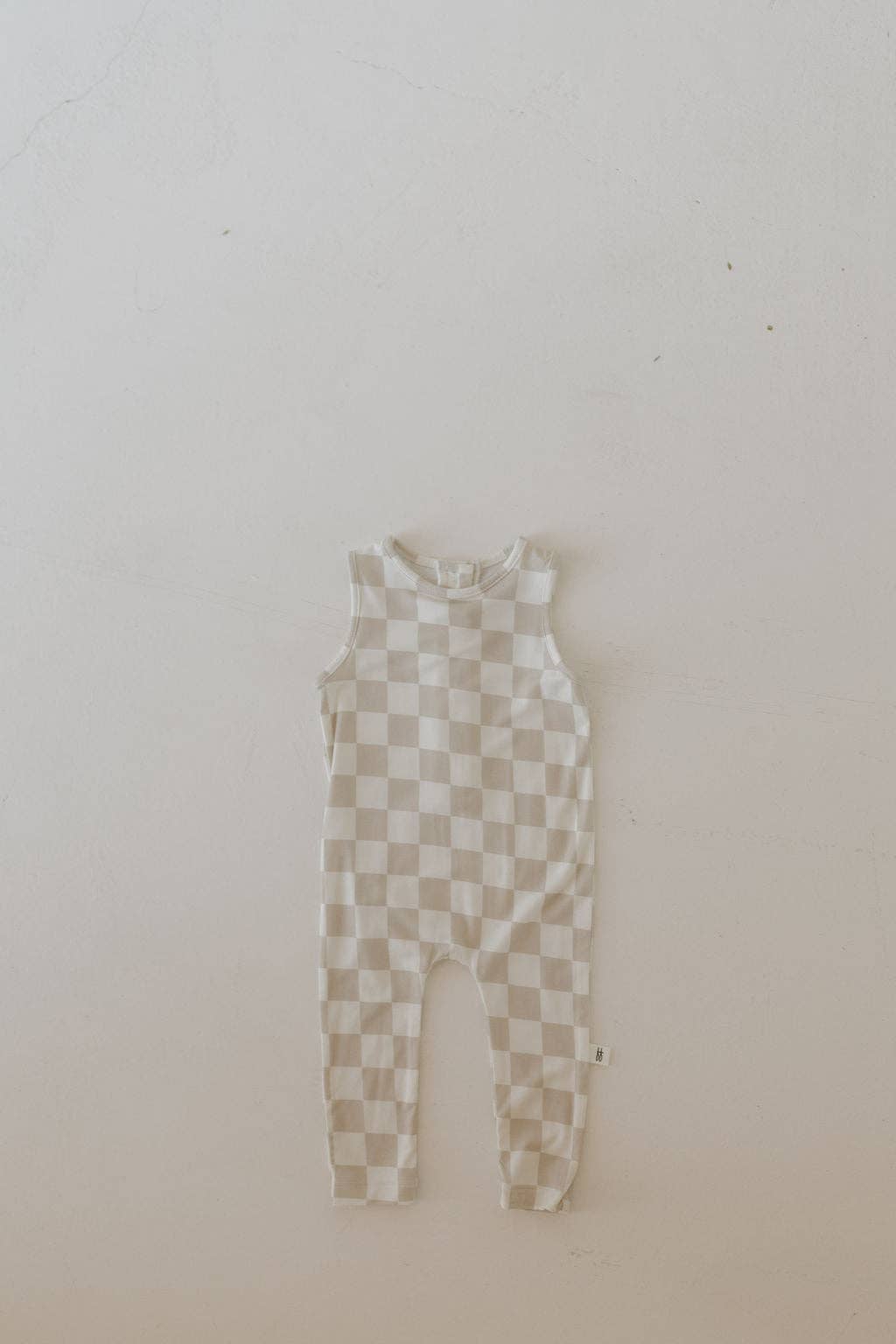 Harem Bamboo Romper | Checkerboard: 12-18 Months - Image 4