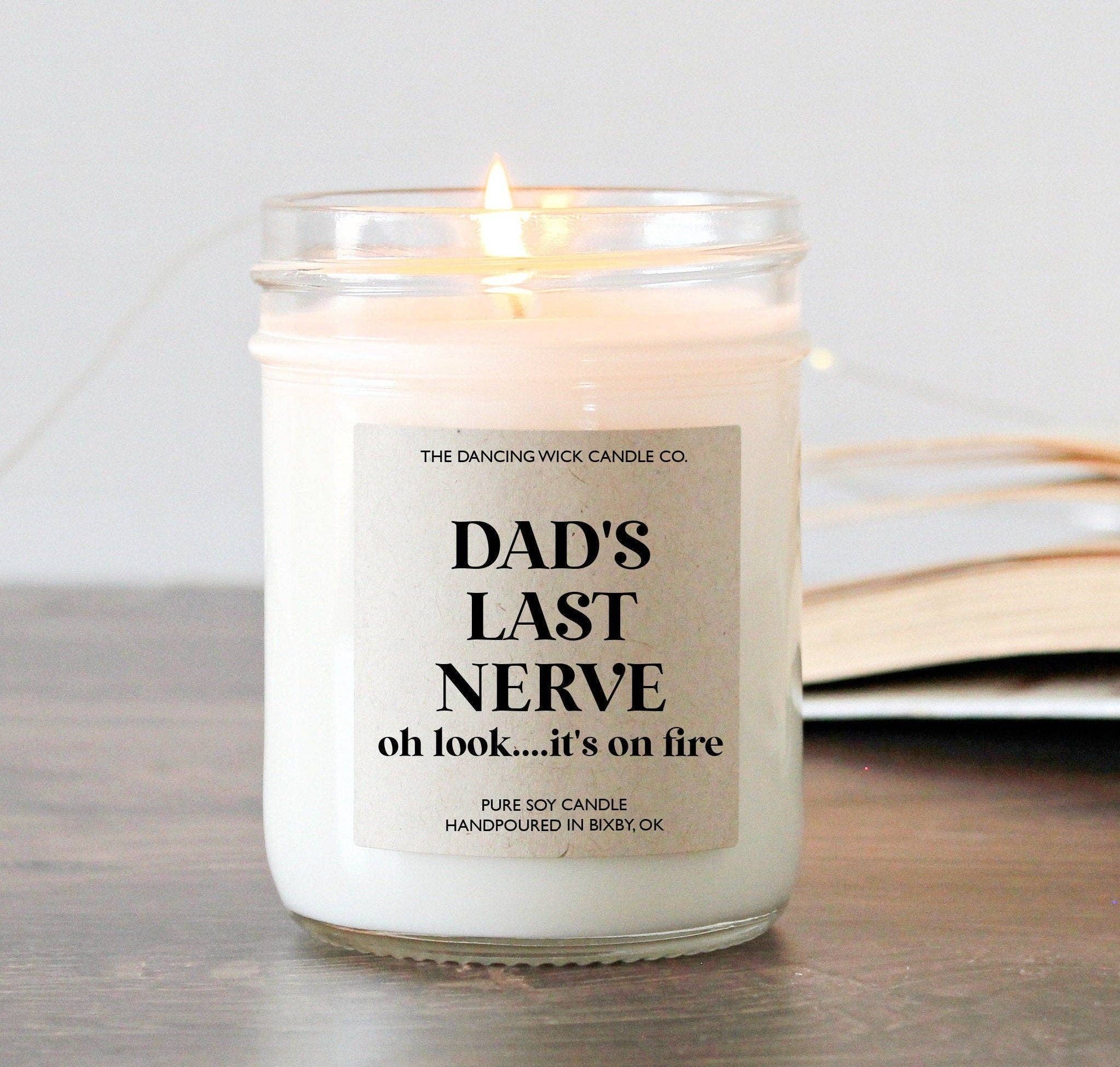 Dad's Last Nerve Candle Mini, Mahogany & Teakwood