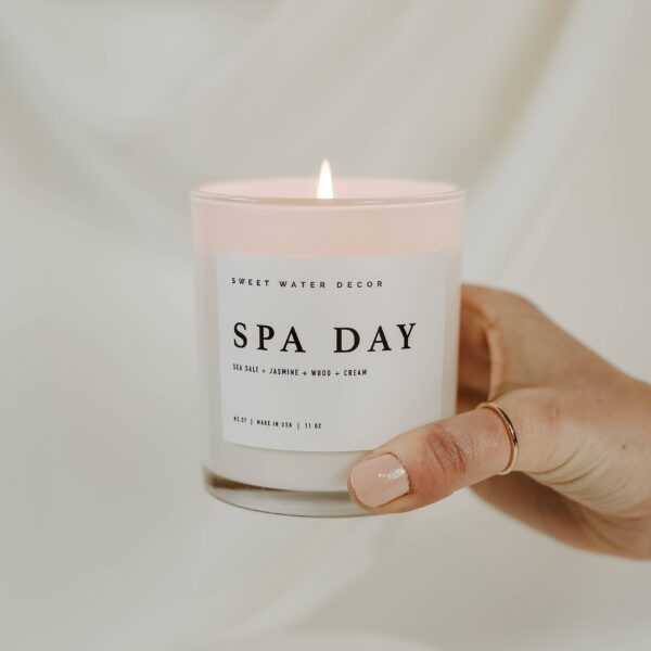 Spa Day 11 oz Soy Candle  - Image 7