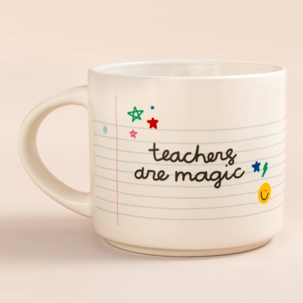 Teachers Are Magic Ceramic Mug - Cream - Image 3