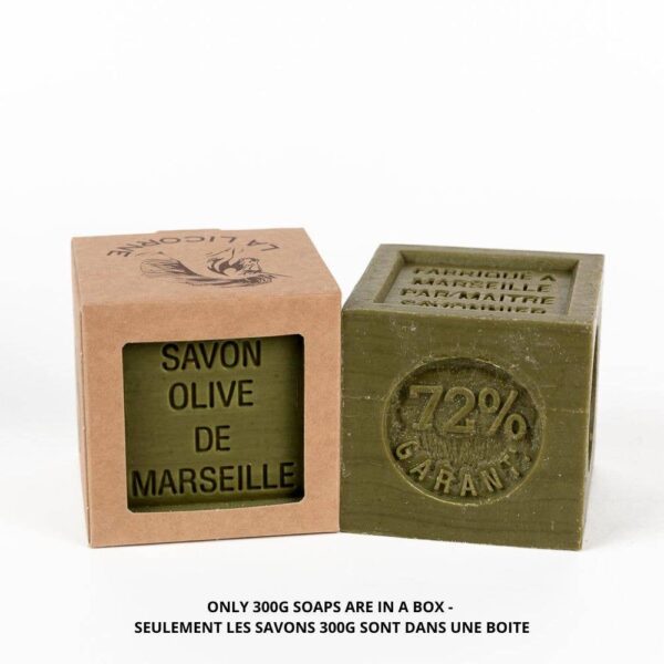 Marseille Soap Cube - Pure Olive: 300g - Image 2