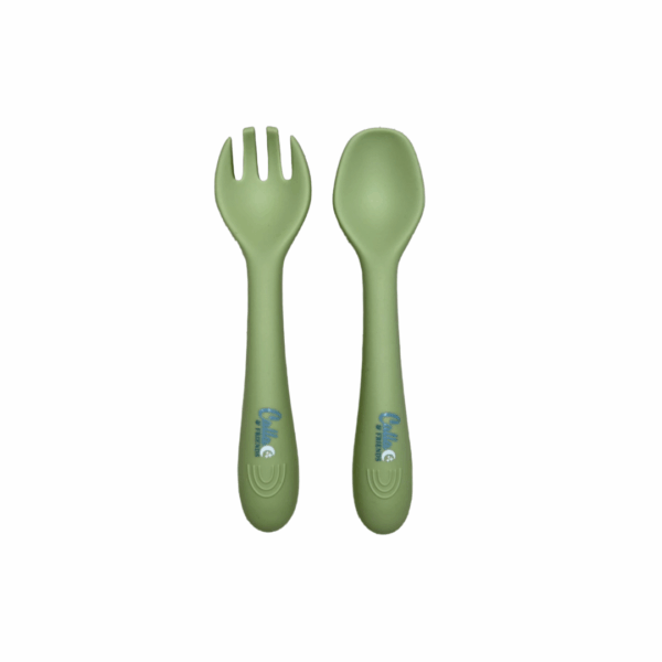 My First Silicone Utensils: Powder Blue - Image 5