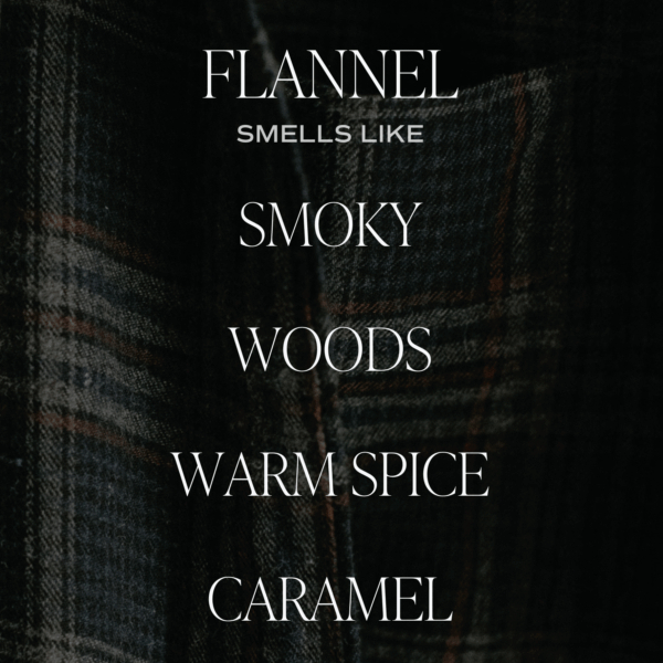 Flannel 9 oz Soy Candle (Gold Foil) - Image 8