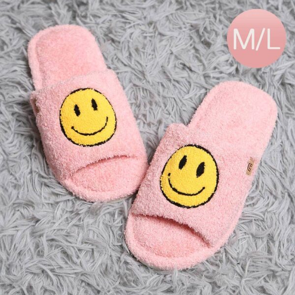 Smile Face Pointed Soft Home Indoor Floor Slippers - Image 5