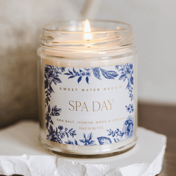 Spa Day 9 oz Soy Candle - Image 6