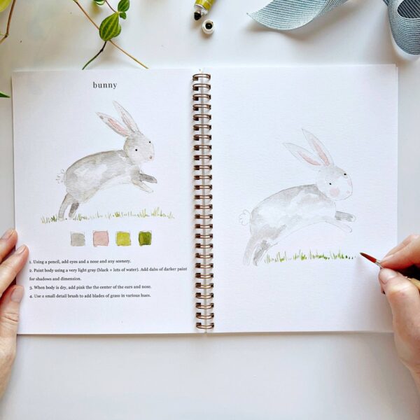 emily lex studio - Animals watercolor workbook - Image 8