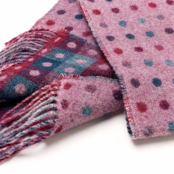 Bronte Moon - Spot Check Scarf Selection - Merino Lambswool - Made in UK - Image 7