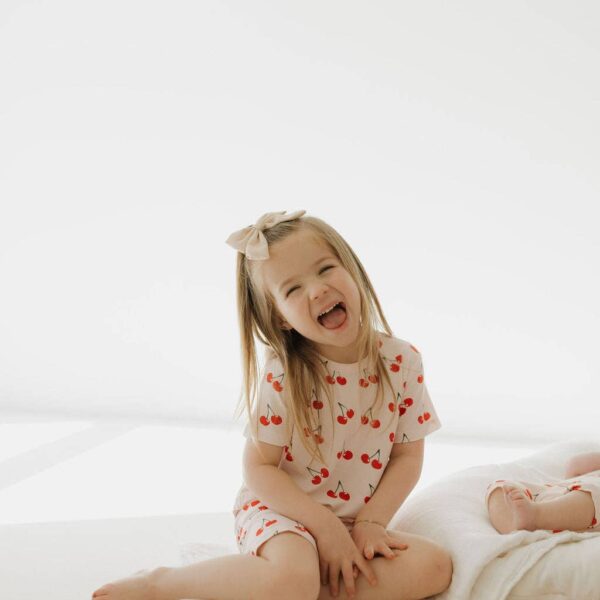 Bamboo Short Set | Cherry Orchard: 10/12 Years - Image 10