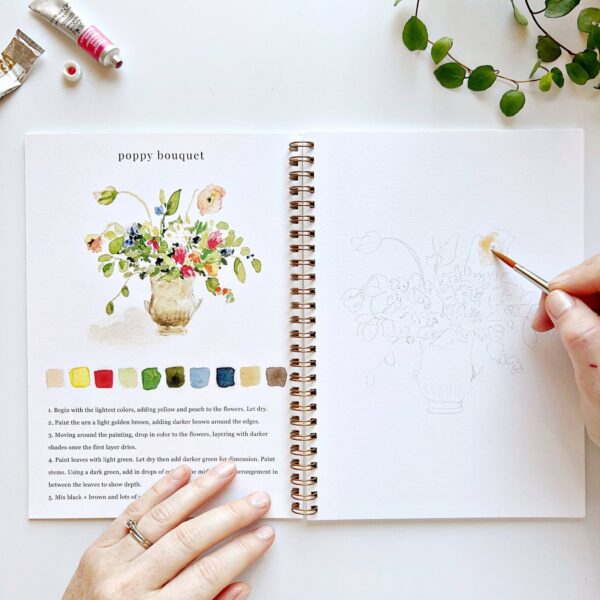 emily lex studio - Bouquets watercolor workbook - Image 5