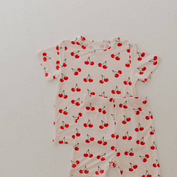Bamboo Short Set | Cherry Orchard: 8/9 Years - Image 10