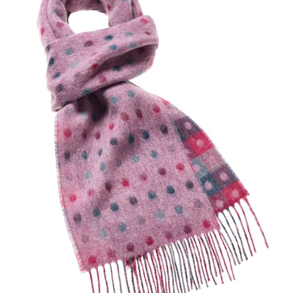 Bronte Moon - Spot Check Scarf Selection - Merino Lambswool - Made in UK - Image 5