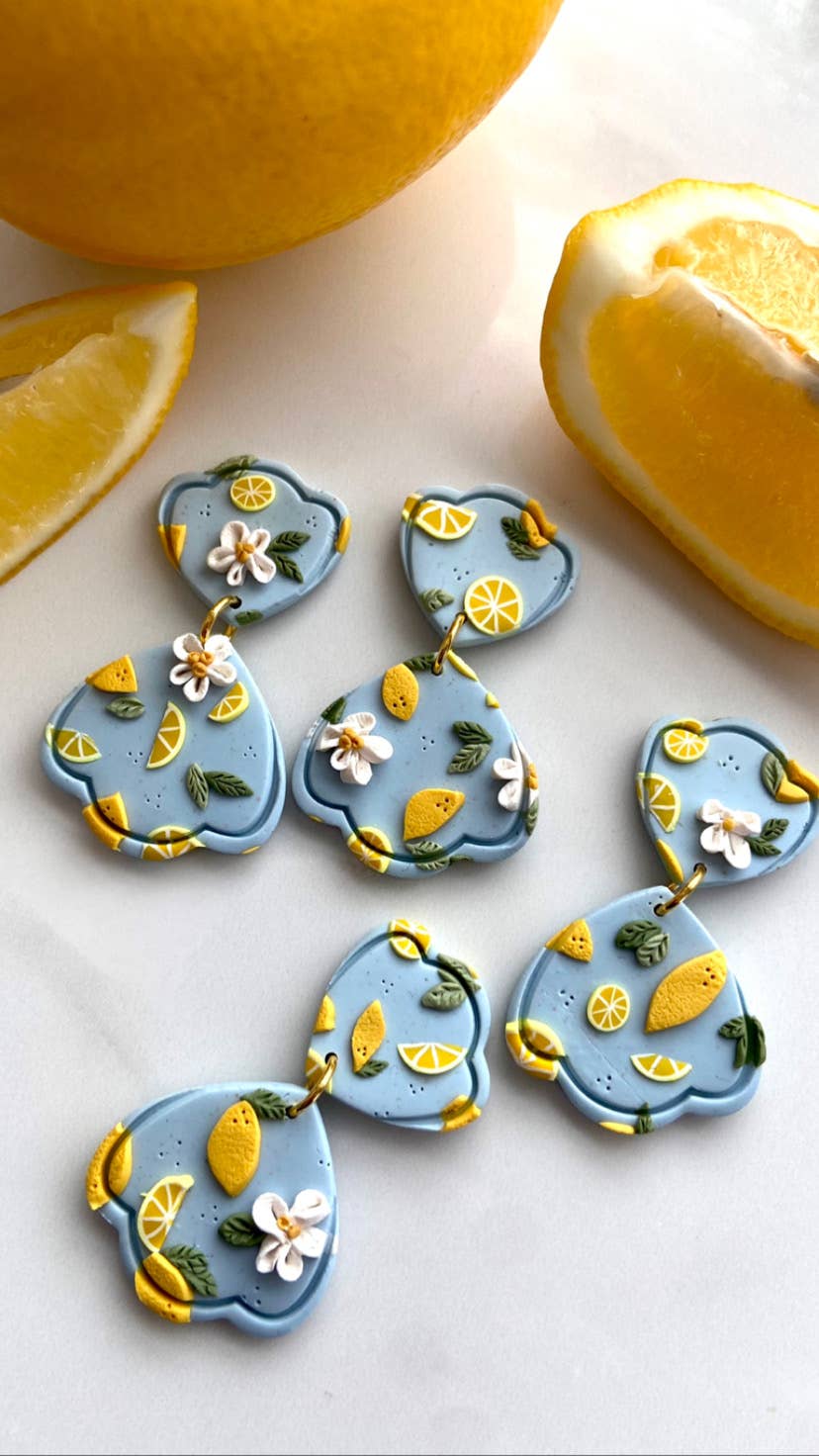 Sweet Lemonade 2 Piece Dangles