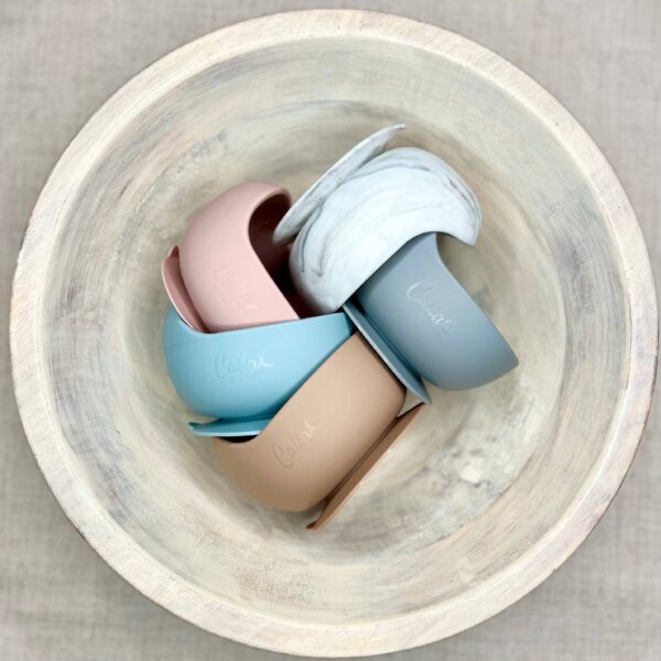 Easy Scoop Suction Bowl: Slate Blue - Image 9