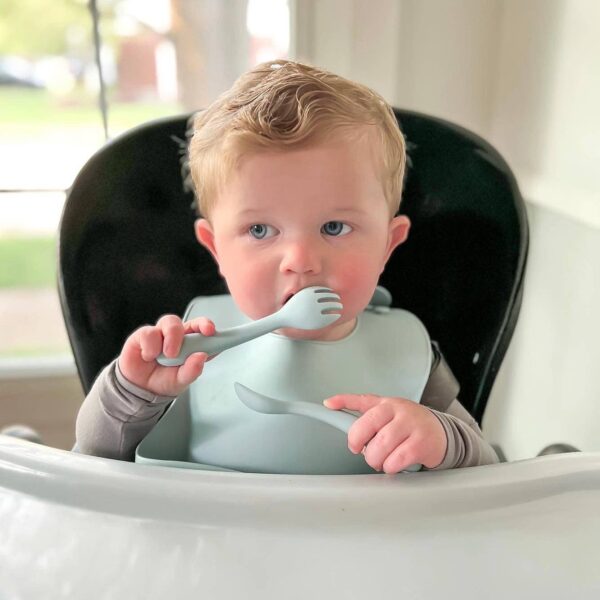 My First Silicone Utensils: Powder Blue - Image 12